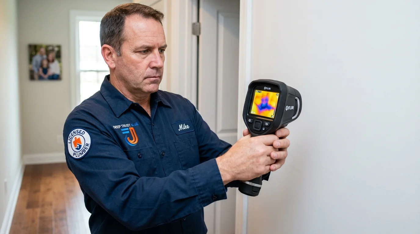 Thermal imaging leak detection by Johns Plumbing LLC in Solvang